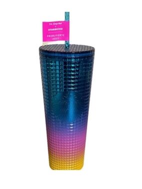 Starbucks Pride Gradient Studded Tumbler - Teal, Purple, Yellow